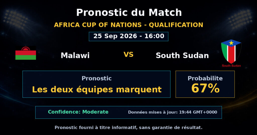 Malawi vs South Sudan Match Prediction - Africa Cup of Nations - Qualification - Betting Analysis