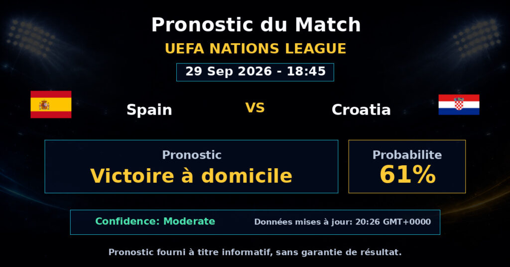 Spain vs Croatia Match Prediction - UEFA Nations League - Betting Analysis