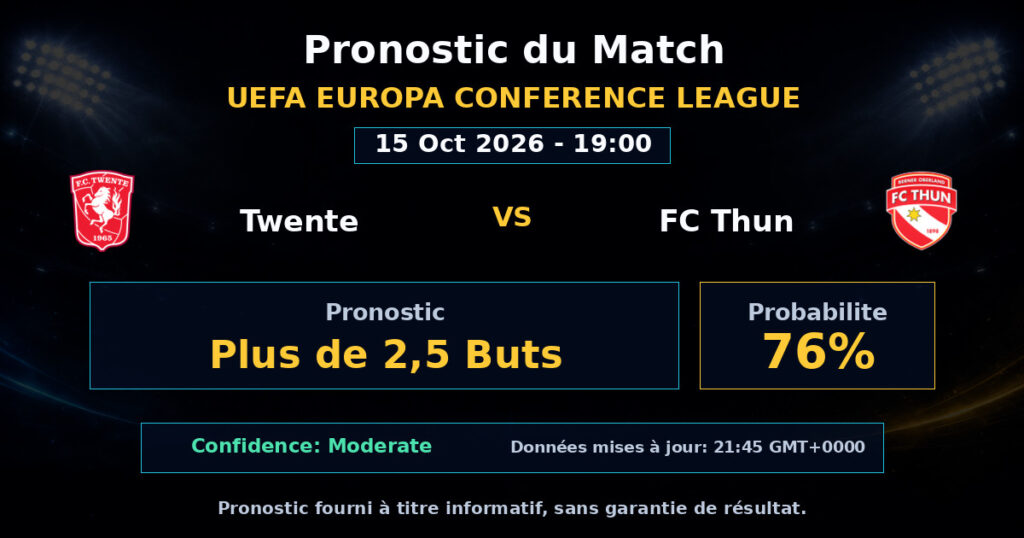 Twente vs FC Thun Match Prediction - UEFA Europa Conference League - Betting Analysis