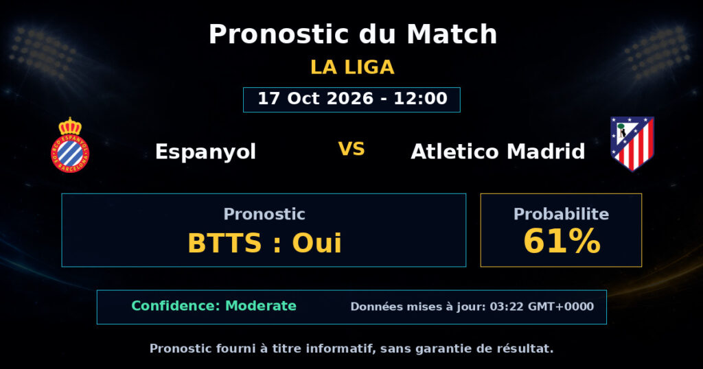 Espanyol vs Atletico Madrid Match Prediction - La Liga - Betting Analysis