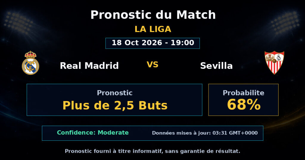 Real Madrid vs Sevilla Match Prediction - La Liga - Betting Analysis
