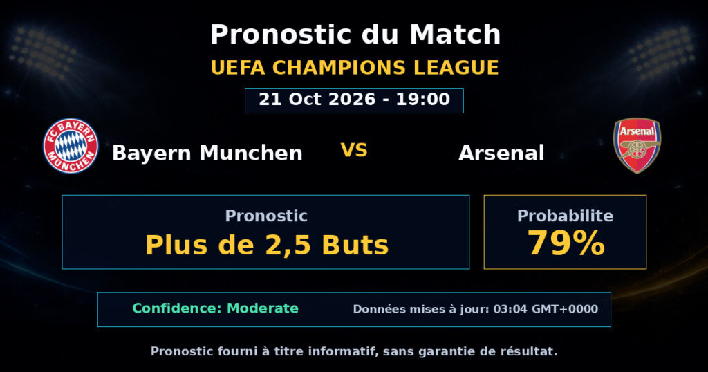 Bayern Munchen vs Arsenal Match Prediction - UEFA Champions League - Betting Analysis